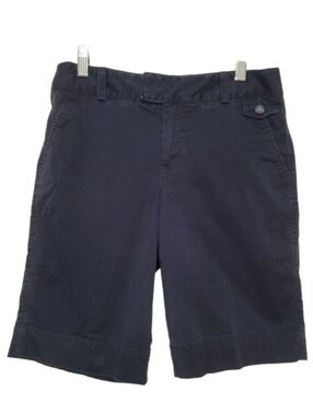 Dockers size 6 Chino Shorts Navy Womens